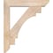 Ekena Millwork Merced Slat Smooth Bracket w/ Offset Brace, Douglas Fir, 5 1/2"W x 26"D x 30"H BKT0604X26X30MRC06SDF - alternate 4